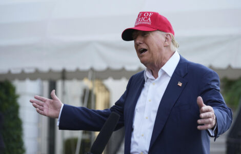 Trump says migrants would need to know 'how to run away from an alligator' to flee Florida facility